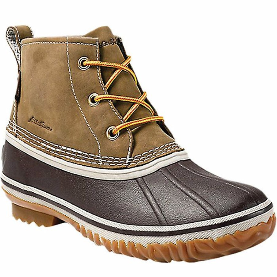 Shoes Eddie Bauer | Eddie Bauer Women'S Hunt Pac Leather Mid Boot Discount Wheat