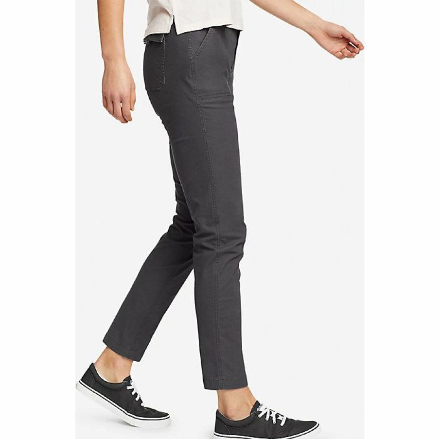 Apparel Eddie Bauer | Eddie Bauer Women'S Adventure Ripstop Ankle Pant New