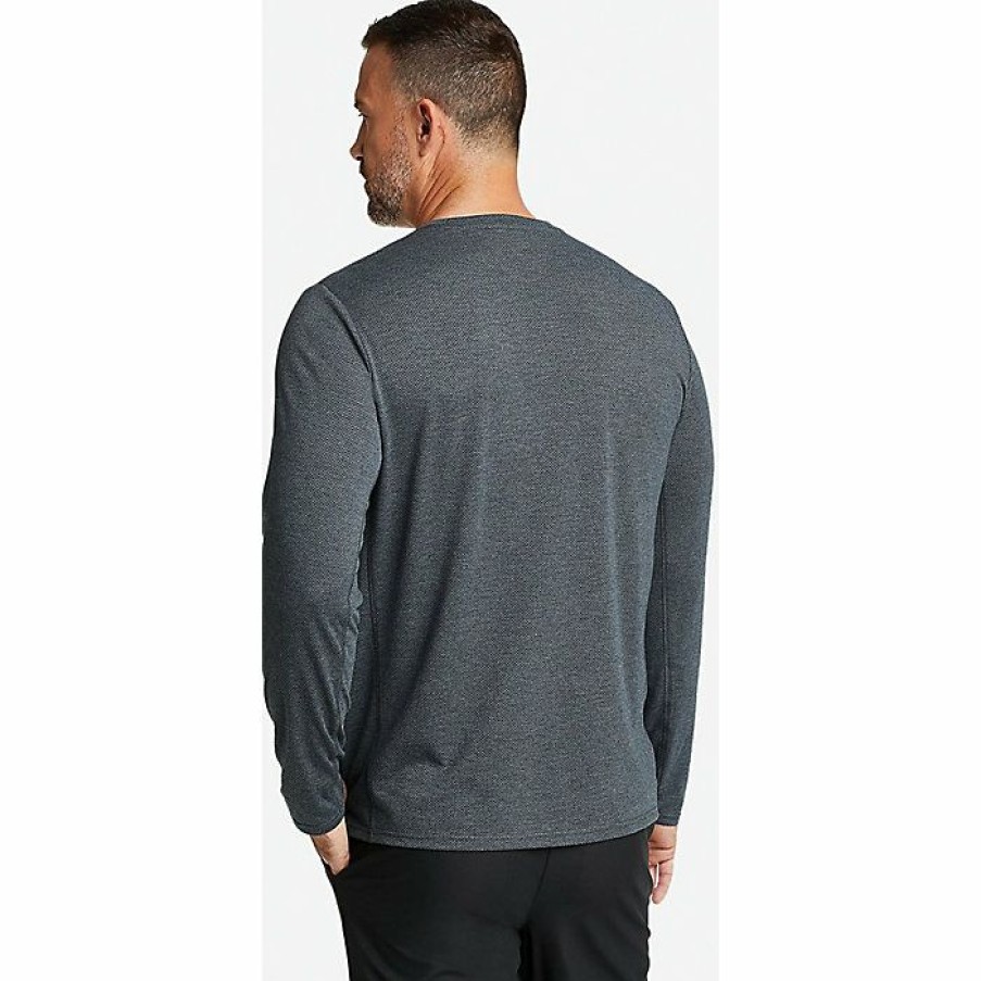 Apparel Eddie Bauer | Eddie Bauer Motion Men'S Boundless Ls Crew New Storm