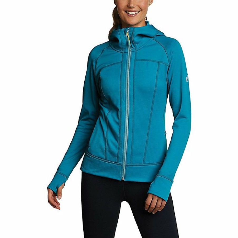 Apparel Eddie Bauer | Eddie Bauer First Ascent Women'S High Route Grid Fleece Fz Jacket Discount