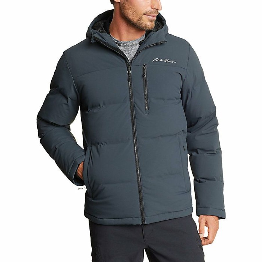 Apparel Eddie Bauer | Eddie Bauer Men'S Glacier Peak Seamless Stretch Down Parka New