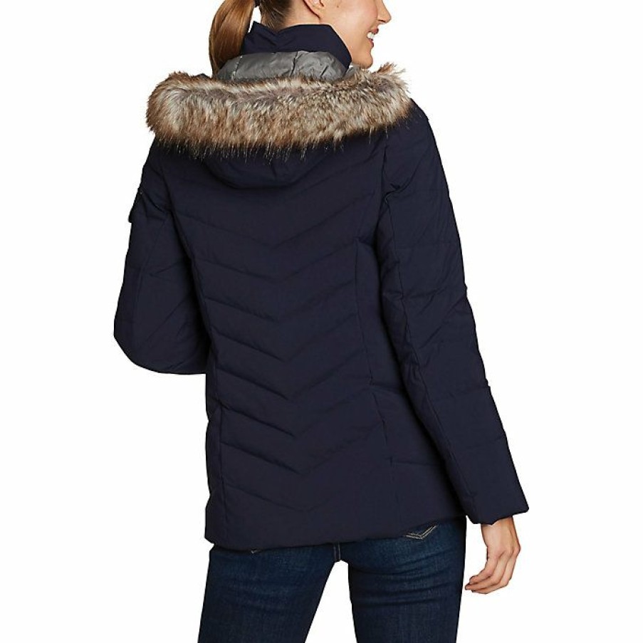 Apparel Eddie Bauer | Eddie Bauer Women'S Sun Valley Down Jacket New Dark Indigo