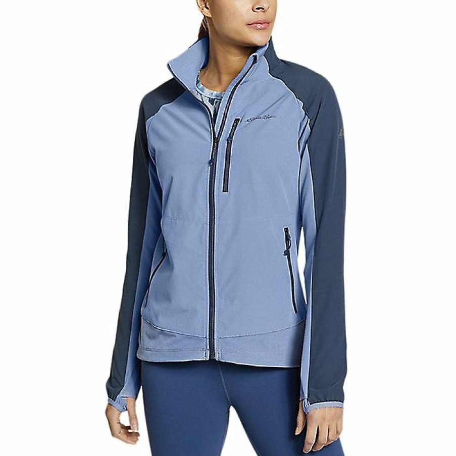 Apparel Eddie Bauer | Eddie Bauer First Ascent Women'S Sandstone Backbone Jacket New