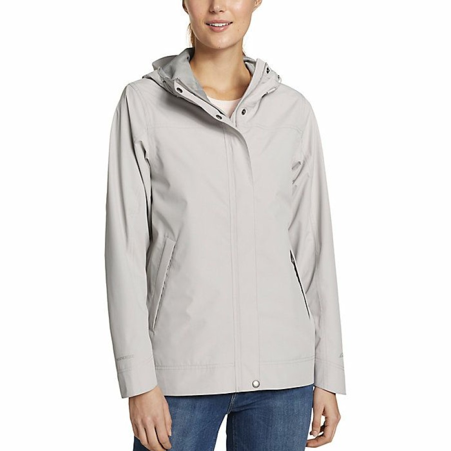 Apparel Eddie Bauer | Eddie Bauer Women'S Rainfoil Odessa Jacket New