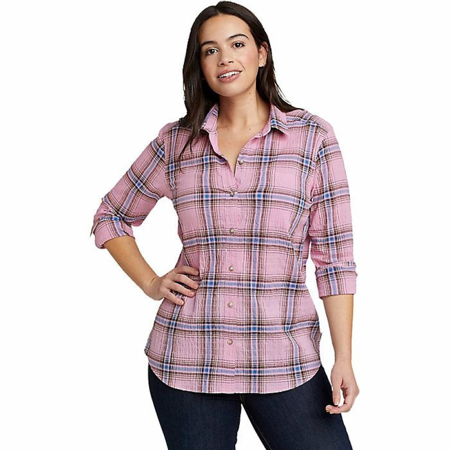 Apparel Eddie Bauer | Eddie Bauer Women'S Packable Ls Shirt Shop