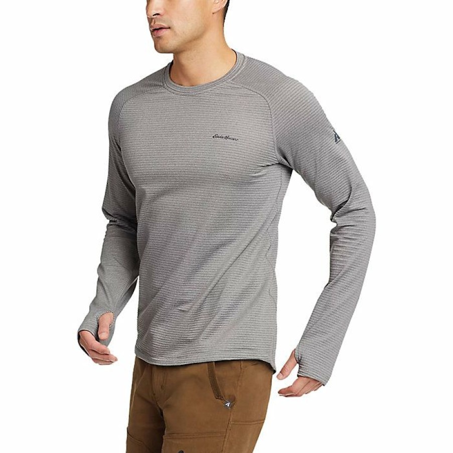 Apparel Eddie Bauer | Eddie Bauer First Ascent Men'S High Route Grid Air Crew New