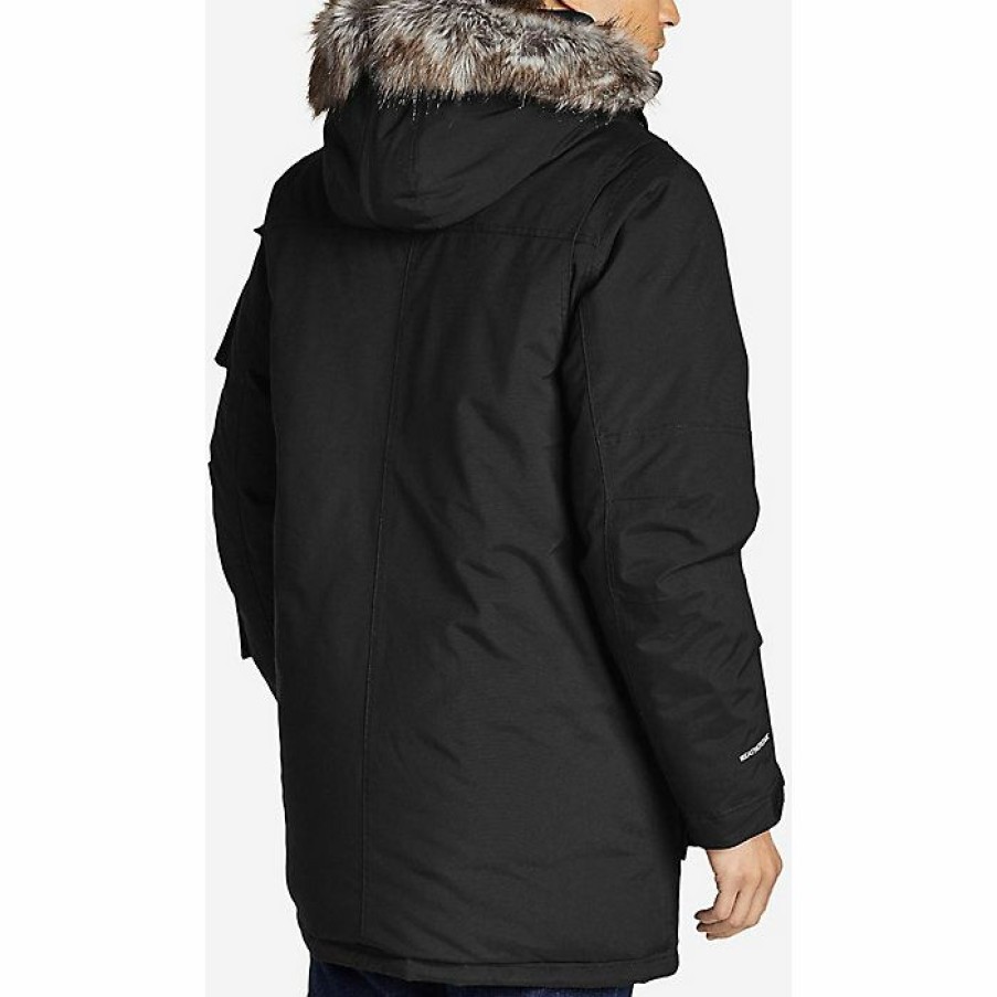 Apparel Eddie Bauer | Eddie Bauer Men'S Superior Tailgate Parka Store Black