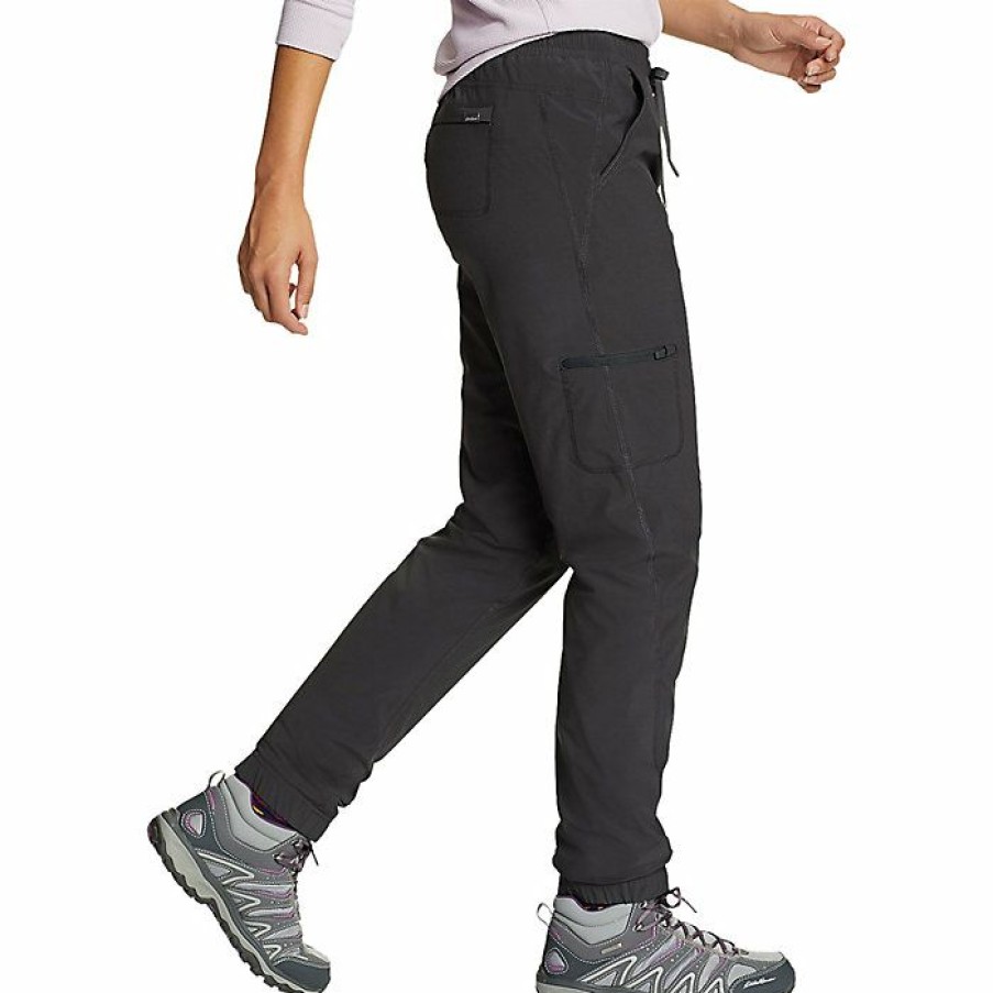 Apparel Eddie Bauer | Eddie Bauer Women'S Flexion Polar Lined Pull On Pant Store Carbon