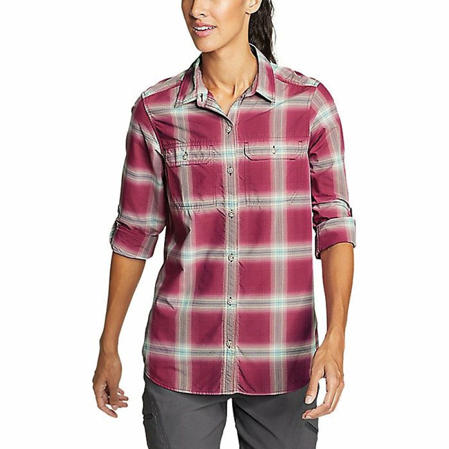 Apparel Eddie Bauer | Eddie Bauer Travex Women'S Ls Mountain 2.0 Shirt Store