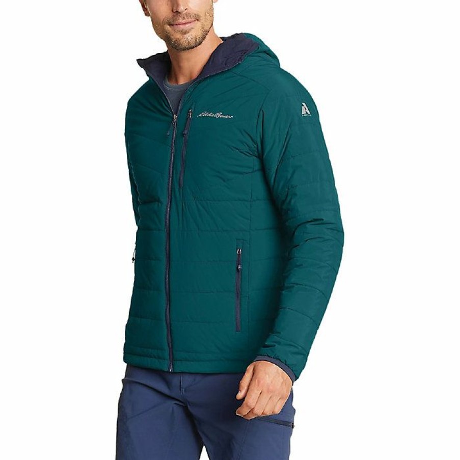 Apparel Eddie Bauer | Eddie Bauer First Ascent Men'S Ignitelite Stretch Reversible Hoodie Shop