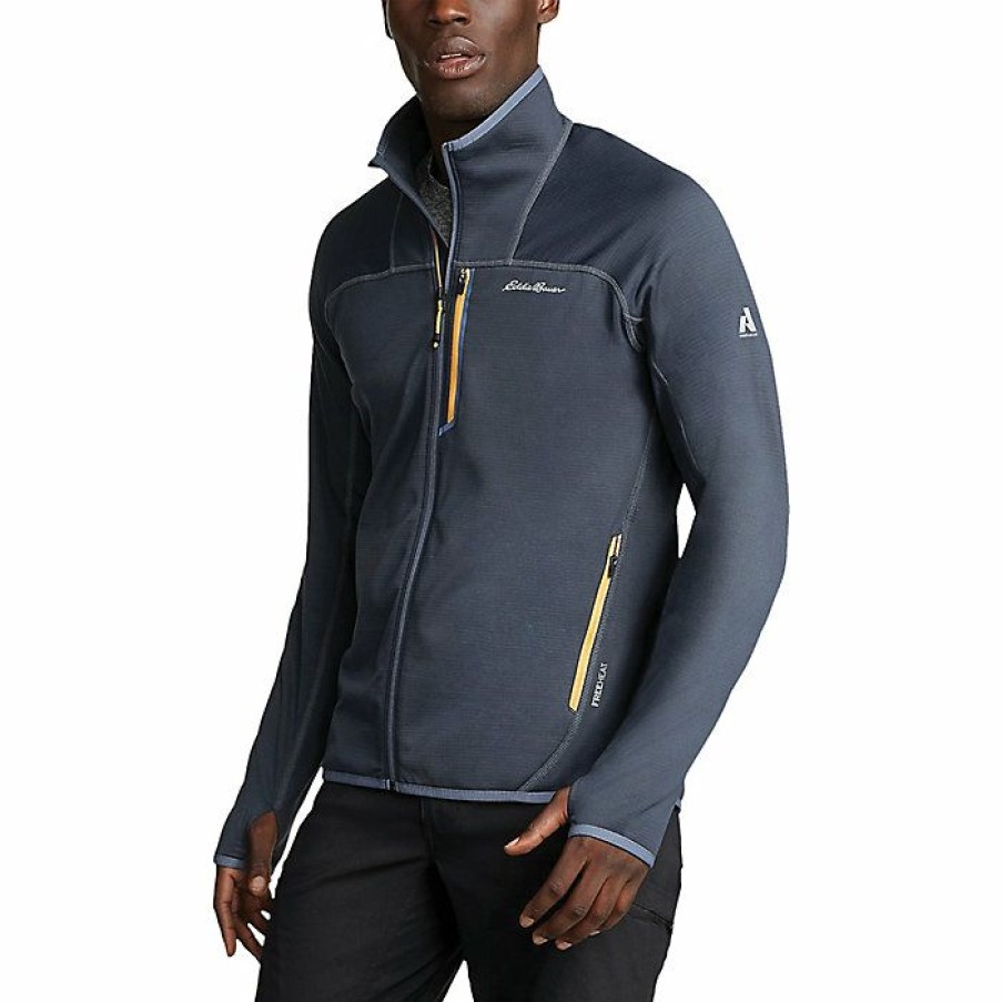 Apparel Eddie Bauer | Eddie Bauer First Ascent Men'S Ls High Route Grid Full Zip Discount