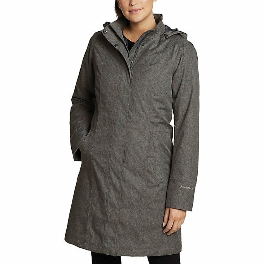 Apparel Eddie Bauer | Eddie Bauer Women'S Girl On The Go Insulated Trench Discount