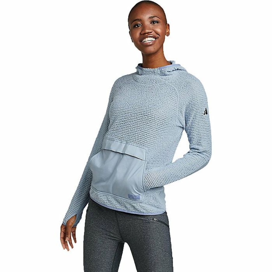 Apparel Eddie Bauer | Eddie Bauer First Ascent Women'S Super Sevens Fleece Hoodie New