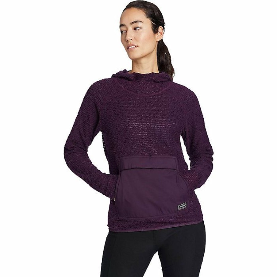 Apparel Eddie Bauer | Eddie Bauer First Ascent Women'S Super Sevens Fleece Hoodie New