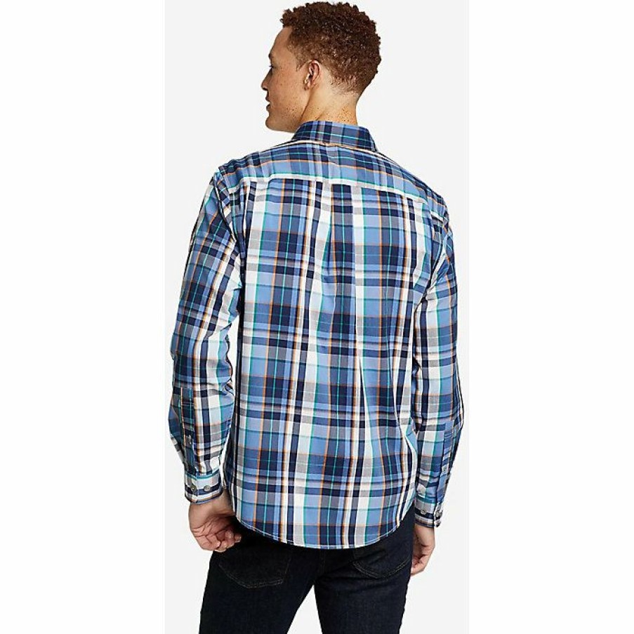 Apparel Eddie Bauer | Eddie Bauer Travex Men'S Voyager Ls Shirt Store